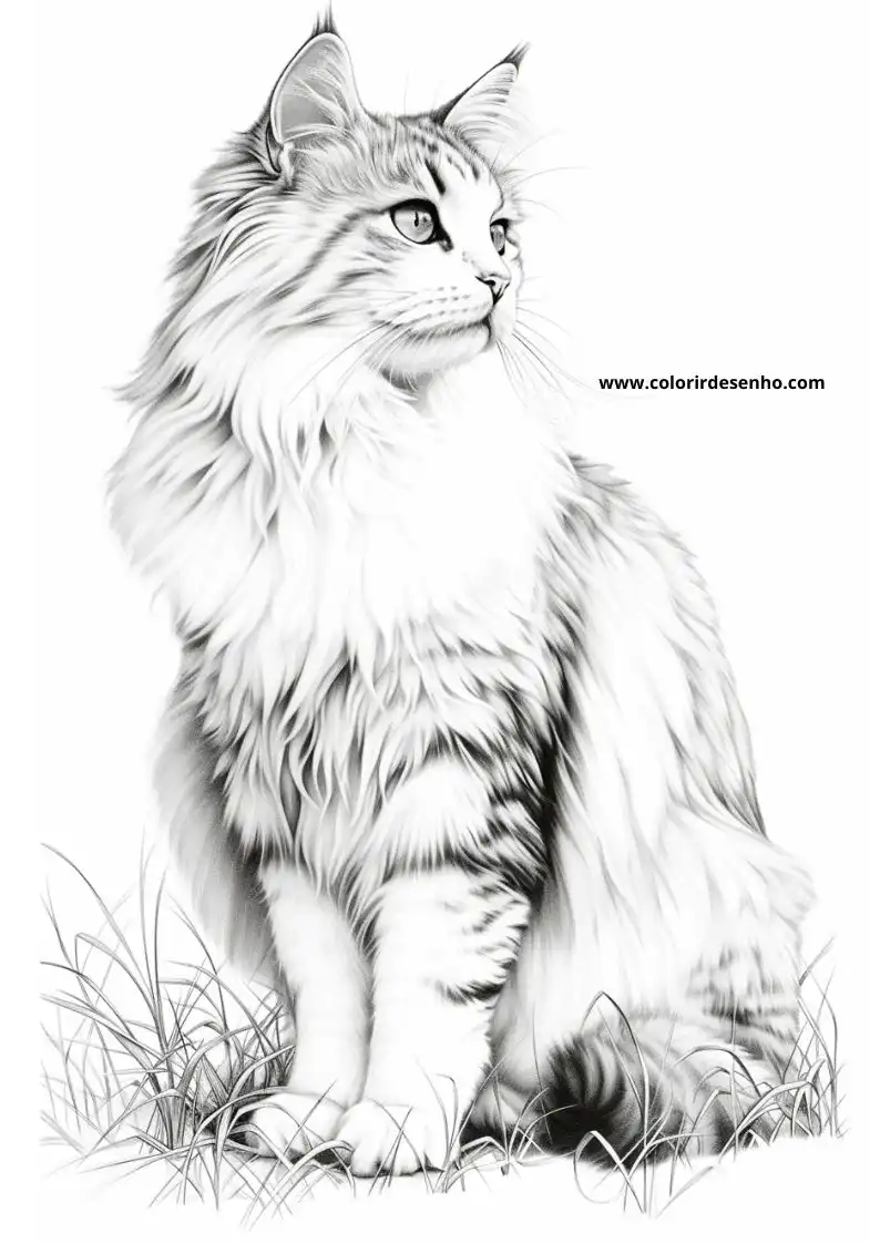 Kitten and Cats Coloring Pages 38