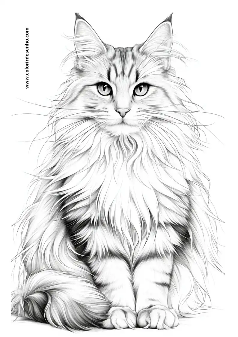 Kitten and Cats Coloring Pages 39