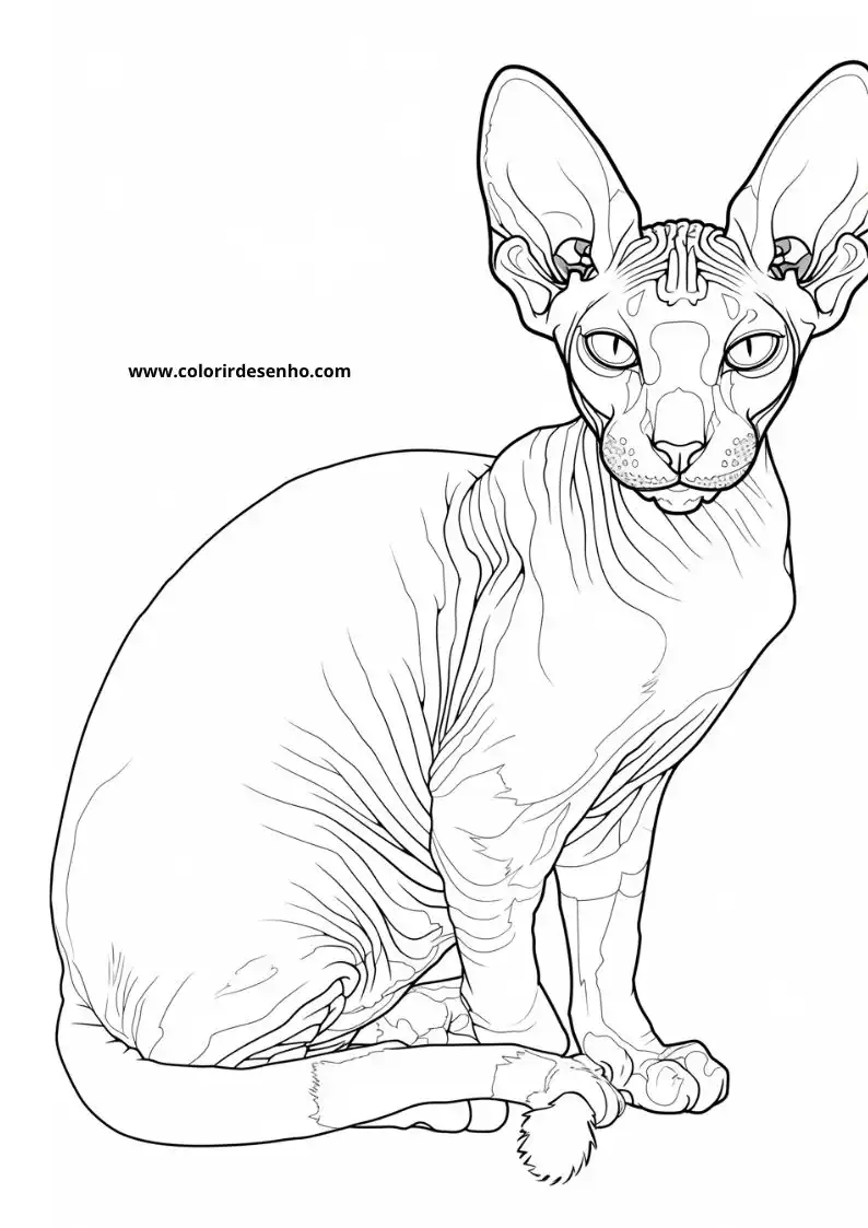 Kitten and Cats Coloring Pages 40