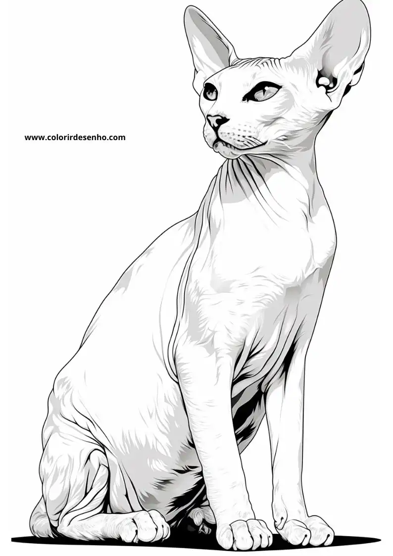 Kitten and Cats Coloring Pages 42