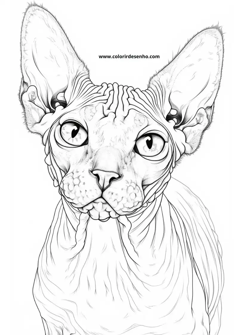 Kitten and Cats Coloring Pages 49