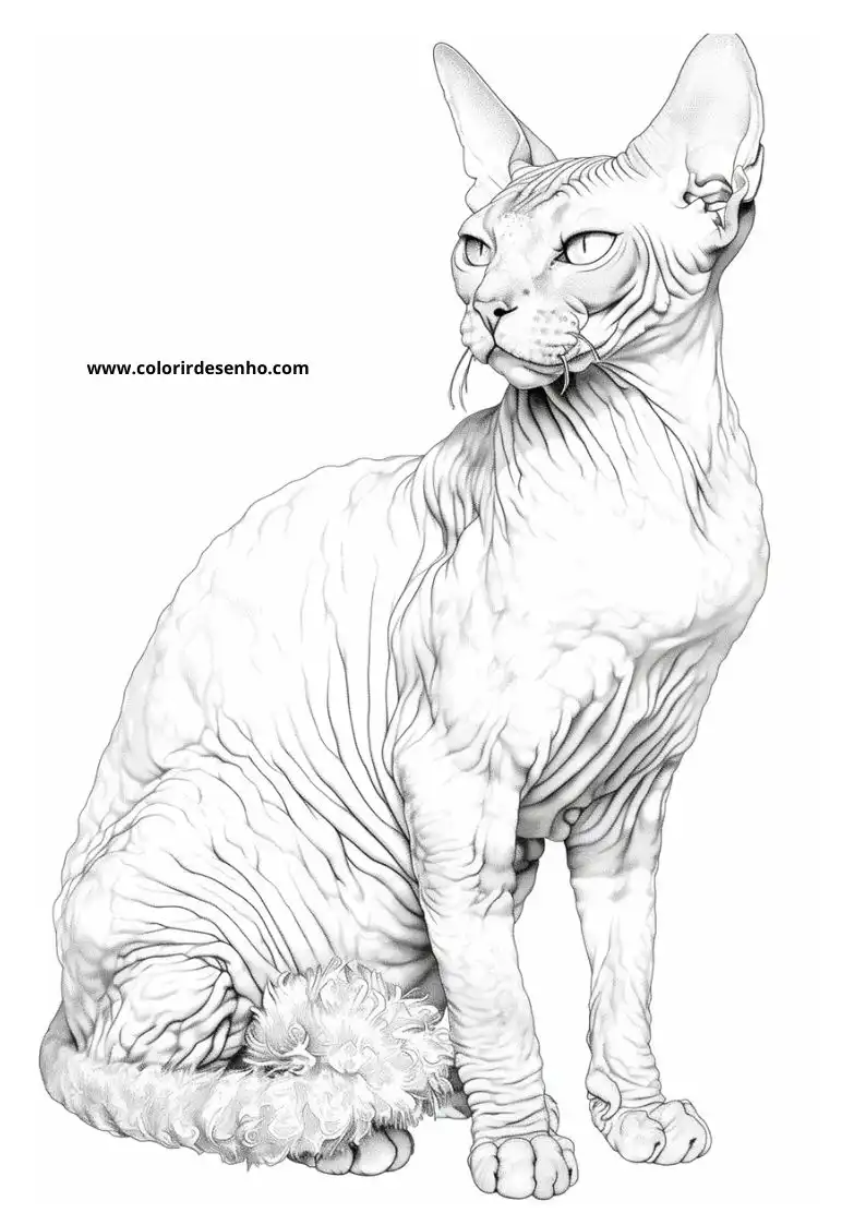 Kitten and Cats Coloring Pages 51