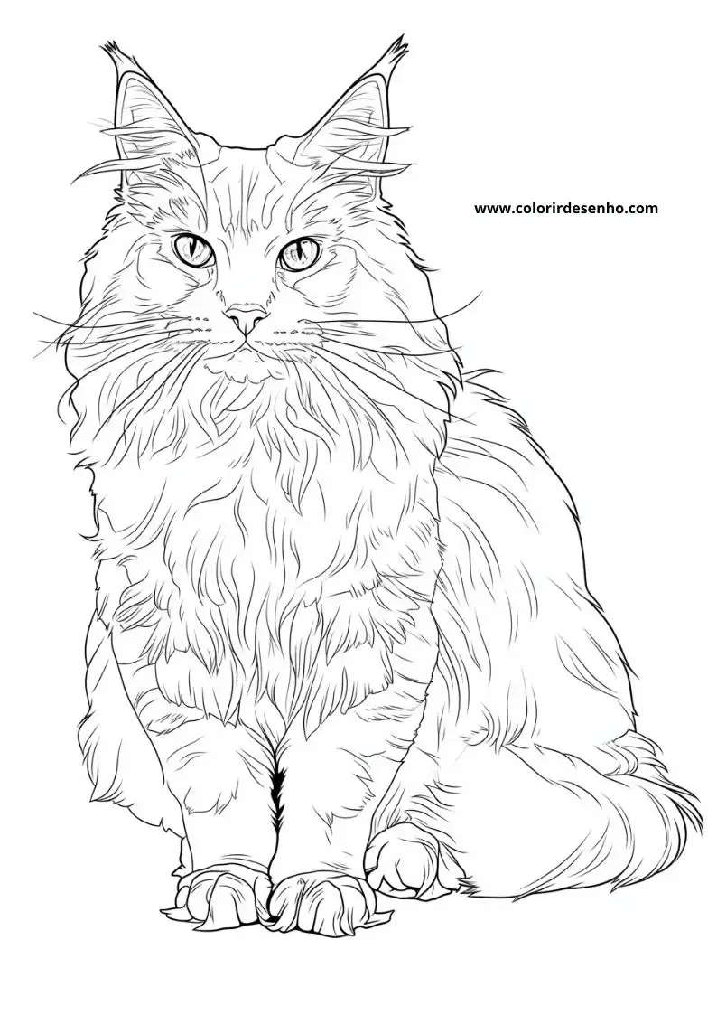 Kitten and Cats Coloring Pages 58