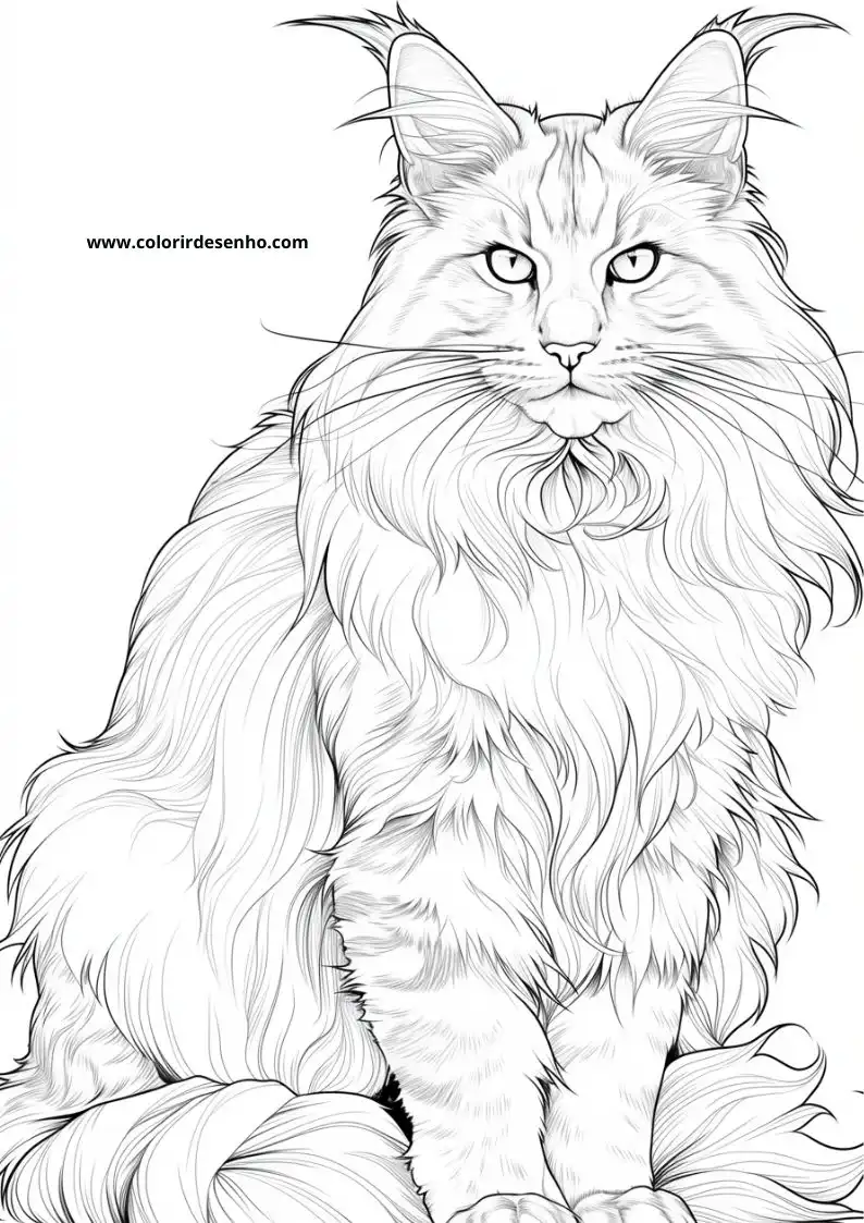 Kitten and Cats Coloring Pages 59