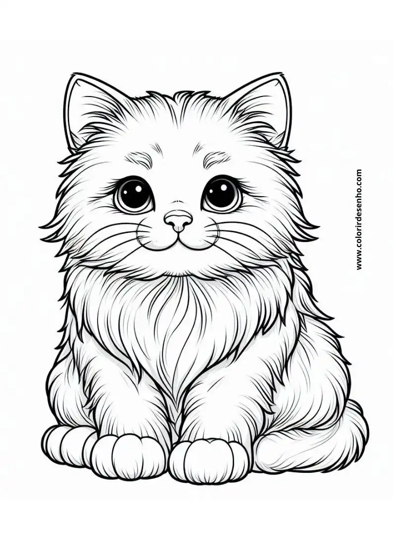 Kitten and Cats Coloring Pages 62