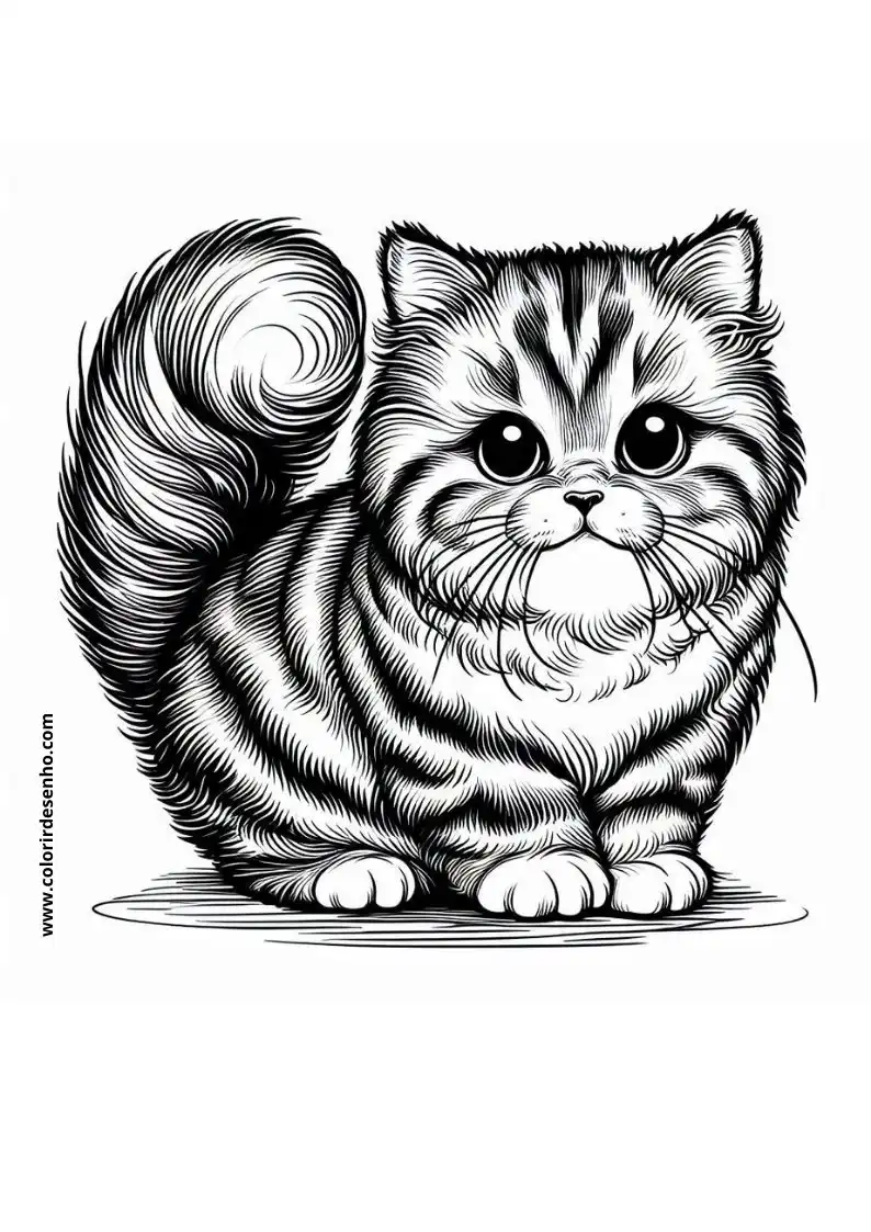 Kitten and Cats Coloring Pages 80