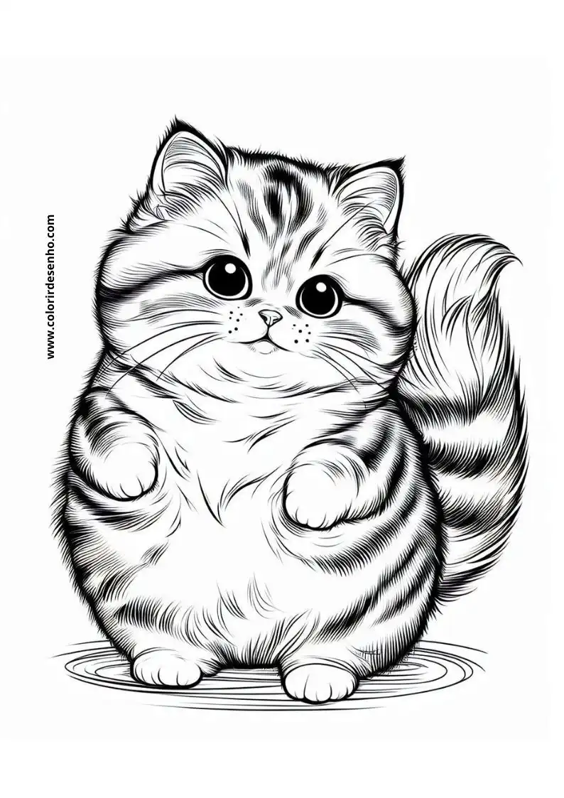 Kitten and Cats Coloring Pages 82