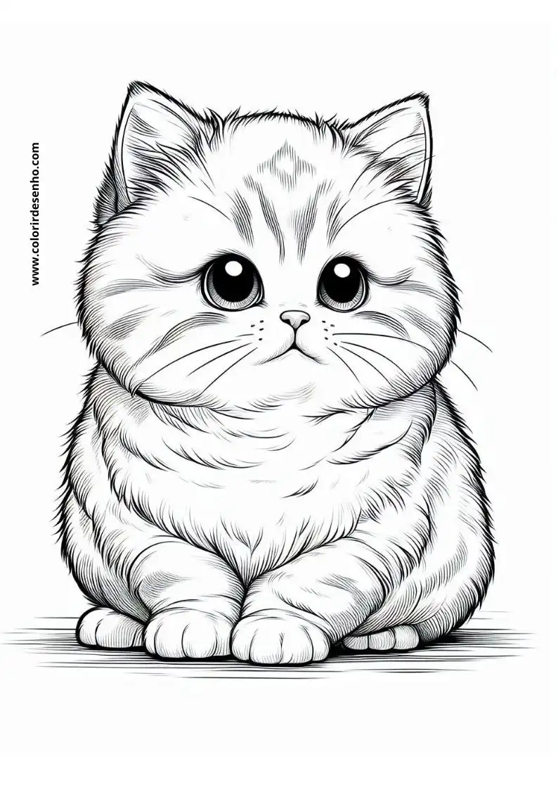 Kitten and Cats Coloring Pages 83