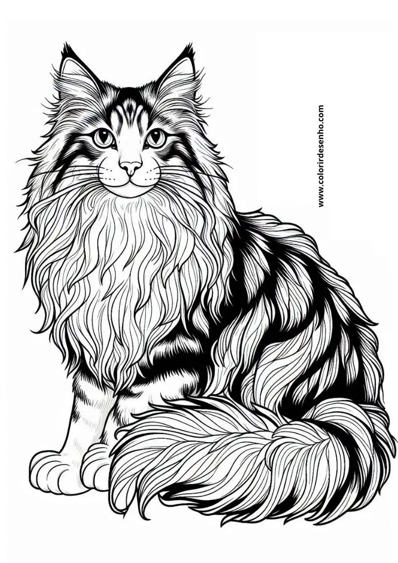 Kitten and Cats Coloring Pages 95