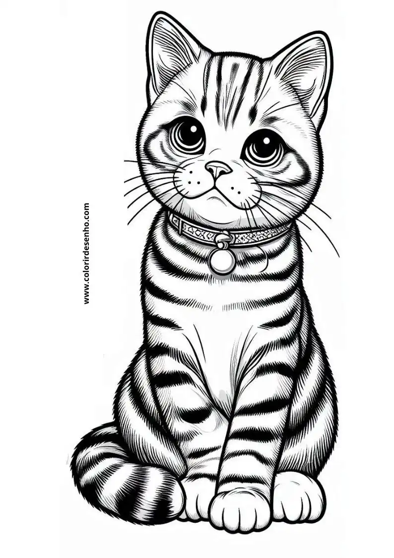 Kitten and Cats Coloring Pages 99