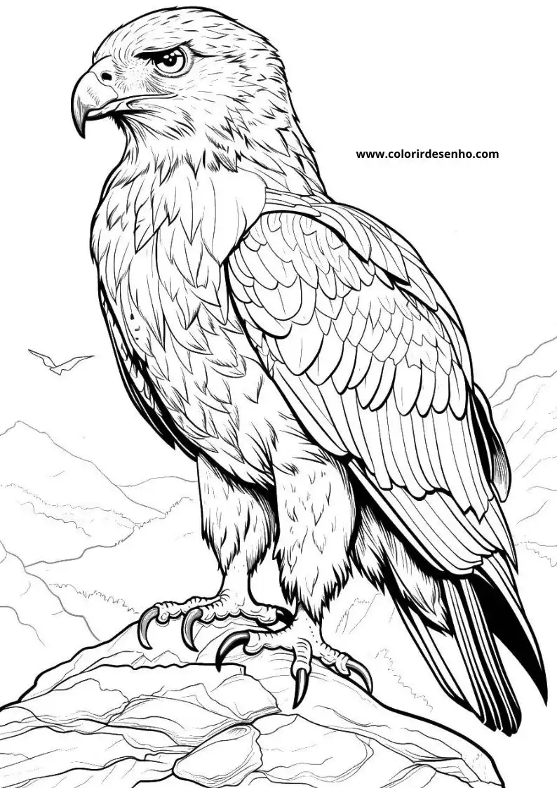 Hawk Coloring Pages 83