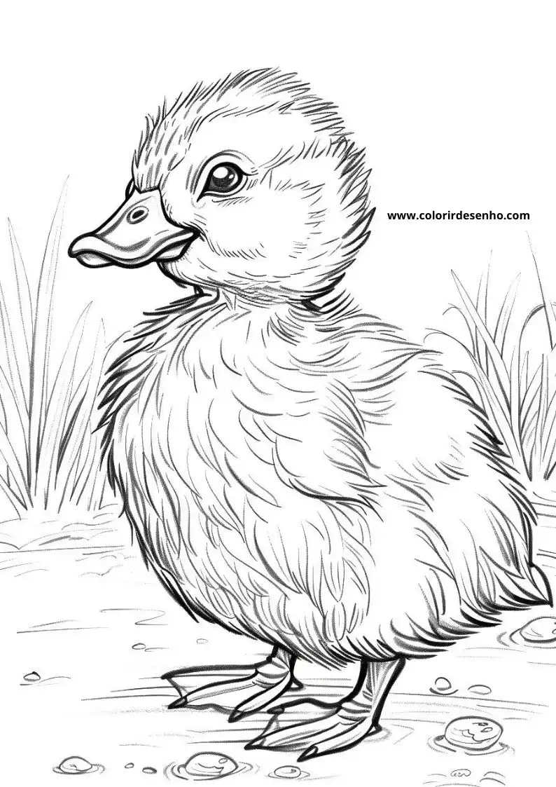 Pato para Colorir 42