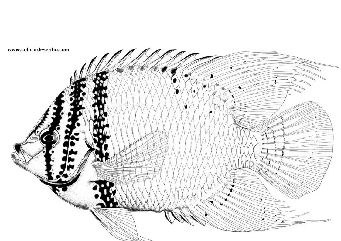 Peixe para Colorir 18