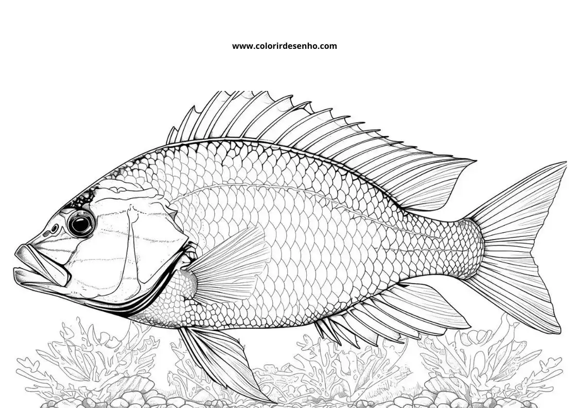 Peixe para Colorir 28