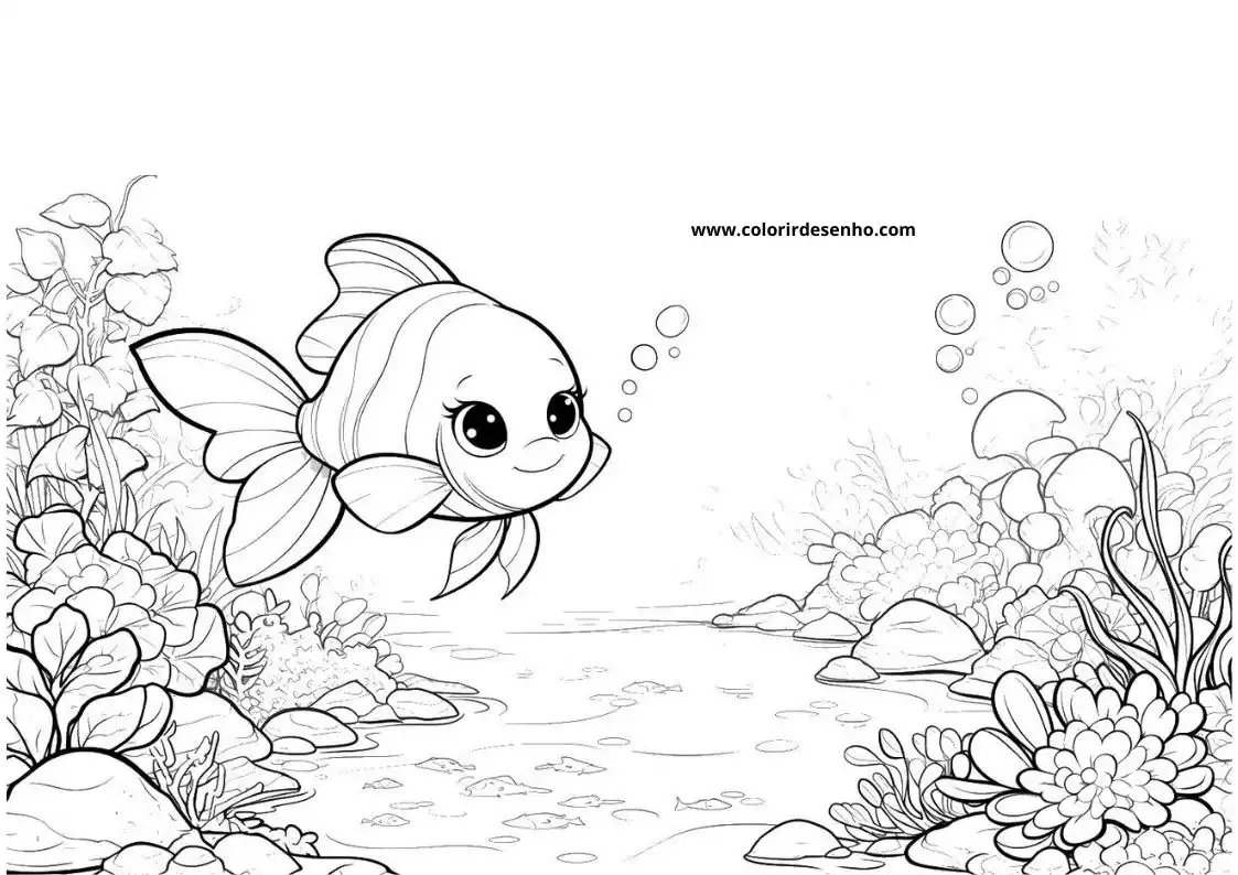 Peixe para Colorir 31