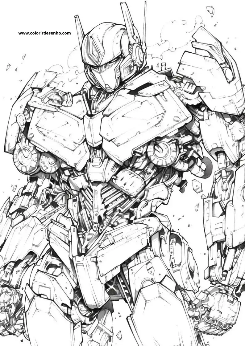 Transformers Para Colorir 11