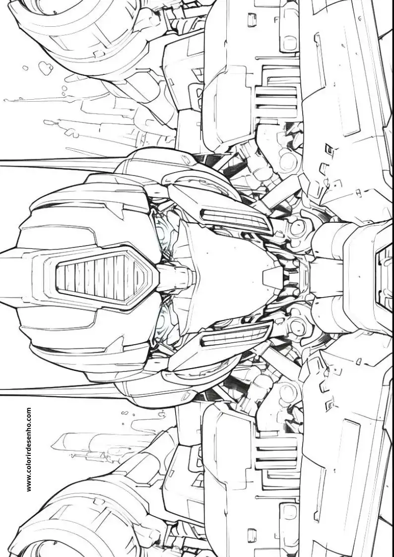 Transformers Para Colorir 17