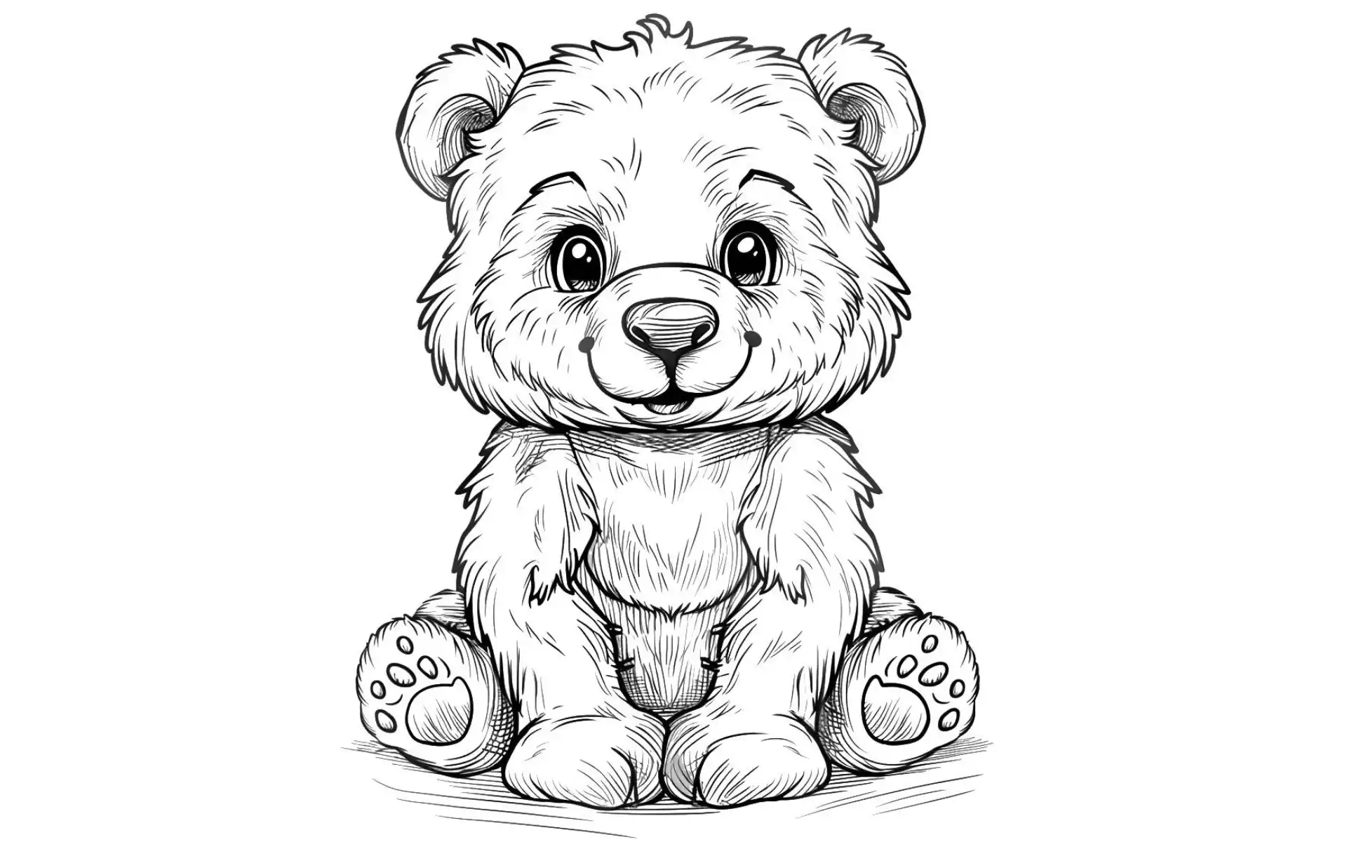 Urso para Colorir