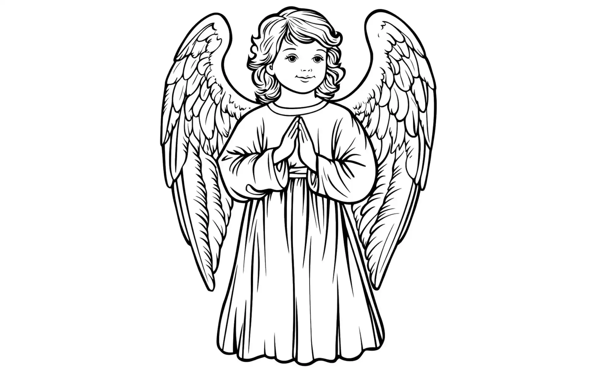 Read more about the article Angel Coloring Pages (263+ Free Printables)