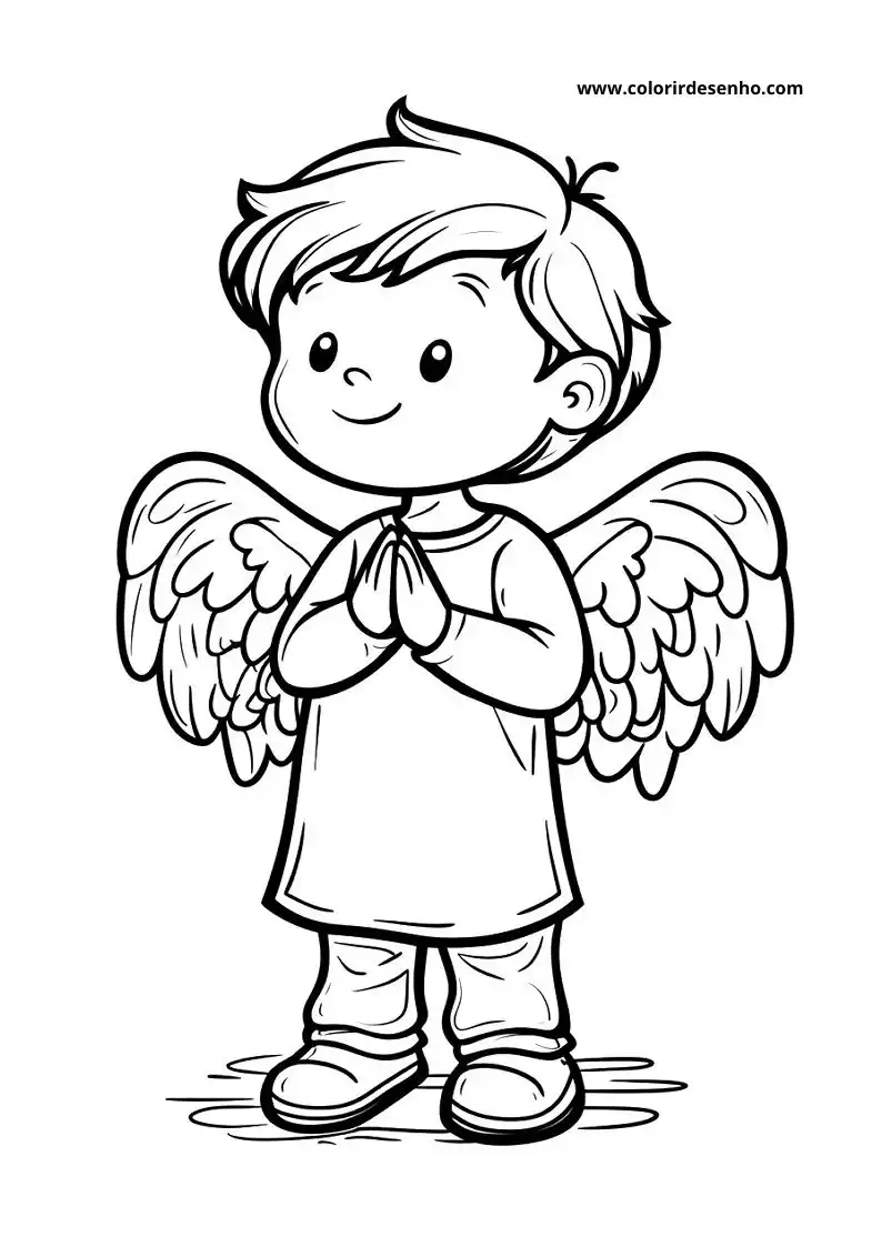 Angel Coloring Pages 100