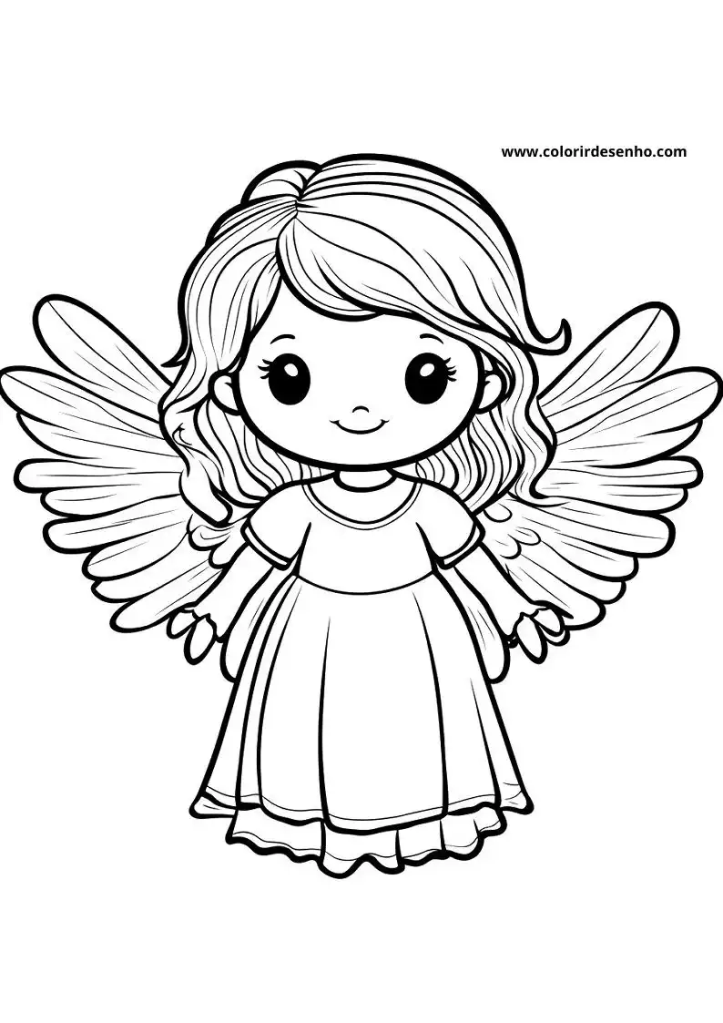 Angel Coloring Pages 105