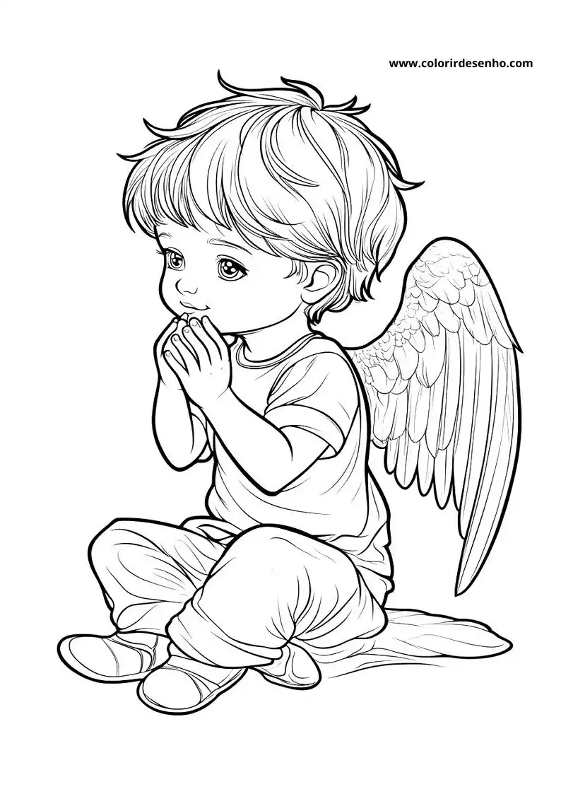 Angel Coloring Pages 106