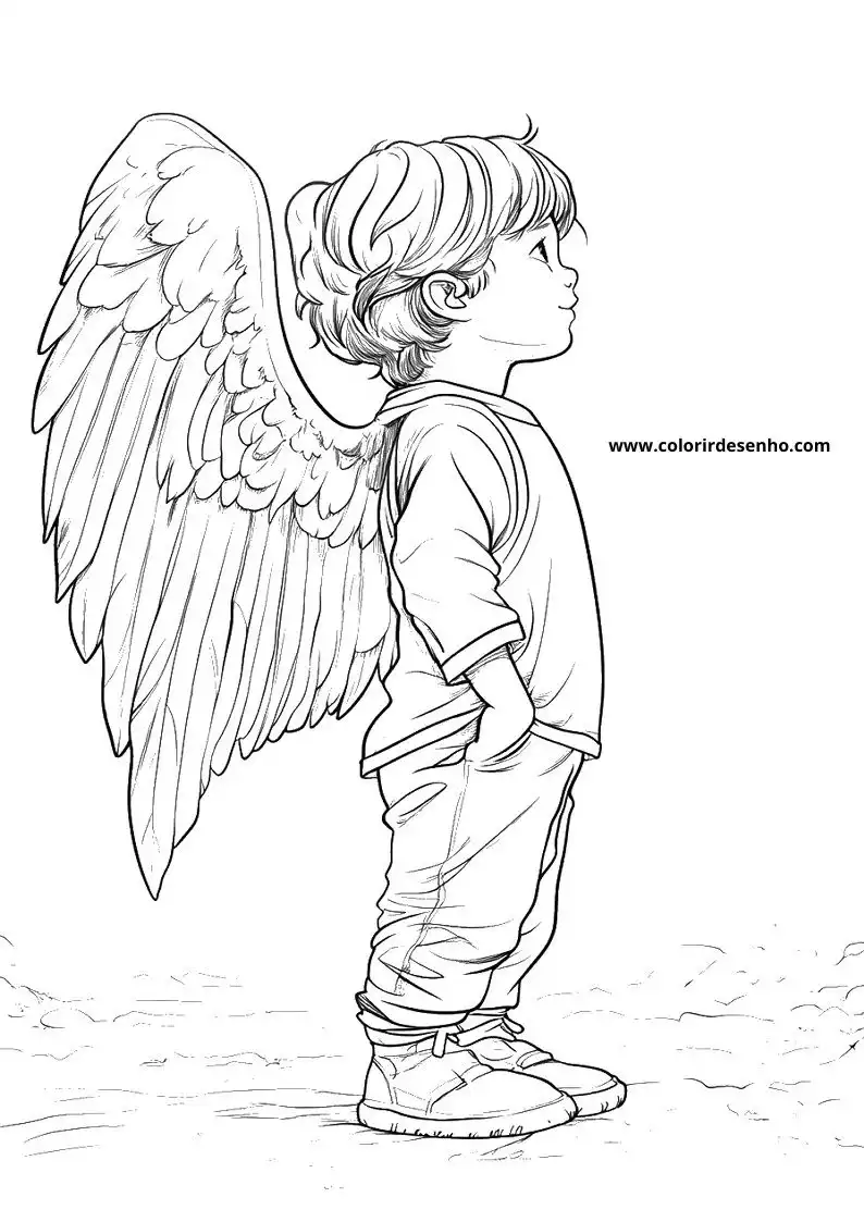 Angel Coloring Pages 107