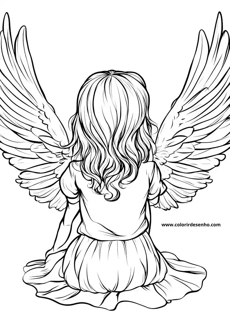 Angel Coloring Pages 108