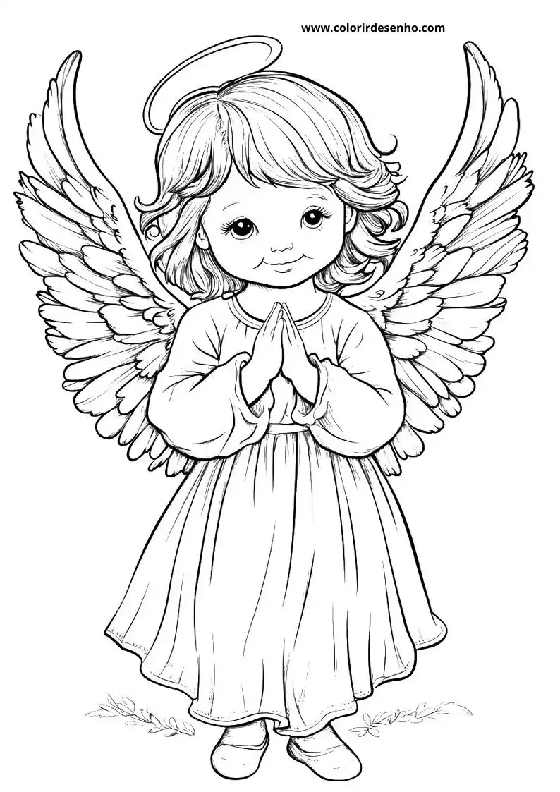 Angel Coloring Pages 123