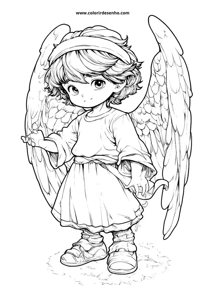 Angel Coloring Pages 128