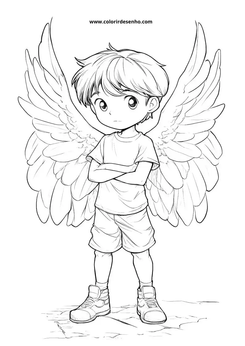 Angel Coloring Pages 129