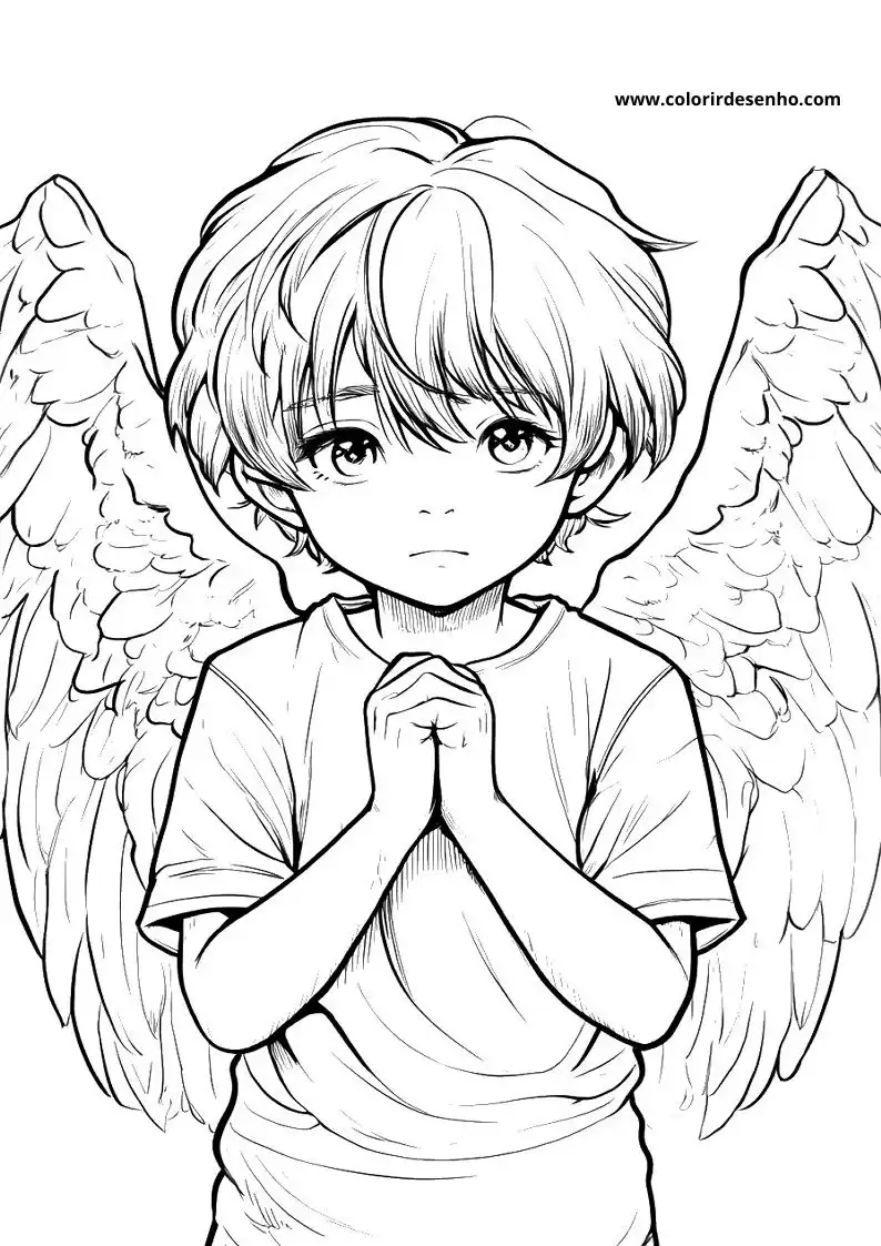 Angel Coloring Pages 136