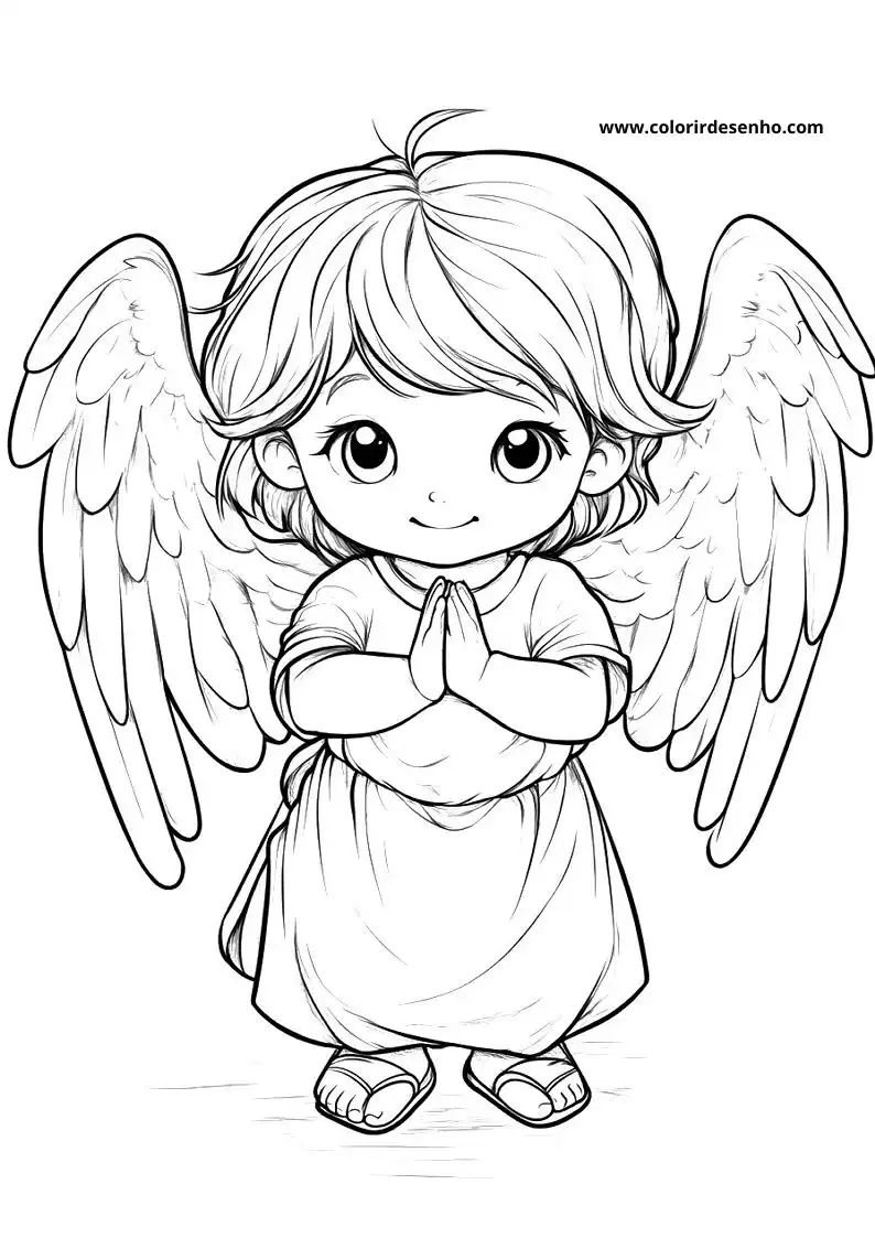 Angel Coloring Pages 143