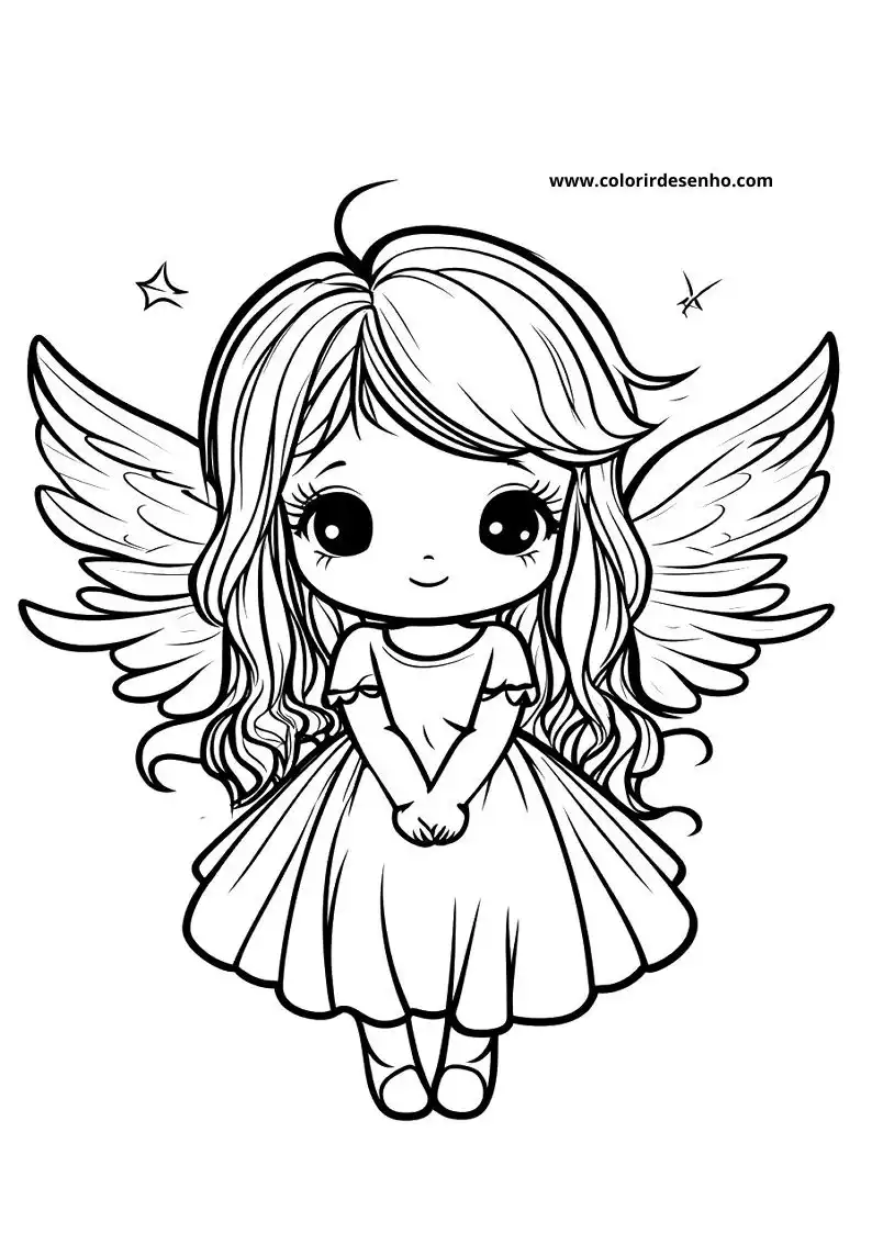 Angel Coloring Pages 145