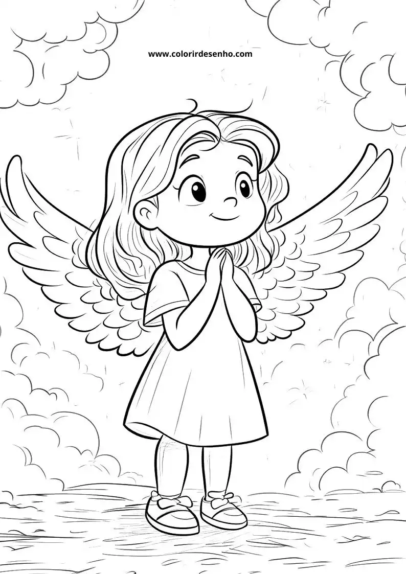 Angel Coloring Pages 146