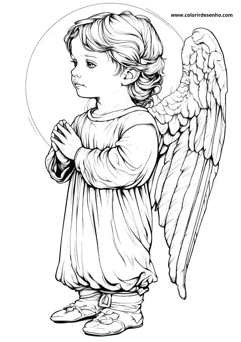 Angel Coloring Pages 76