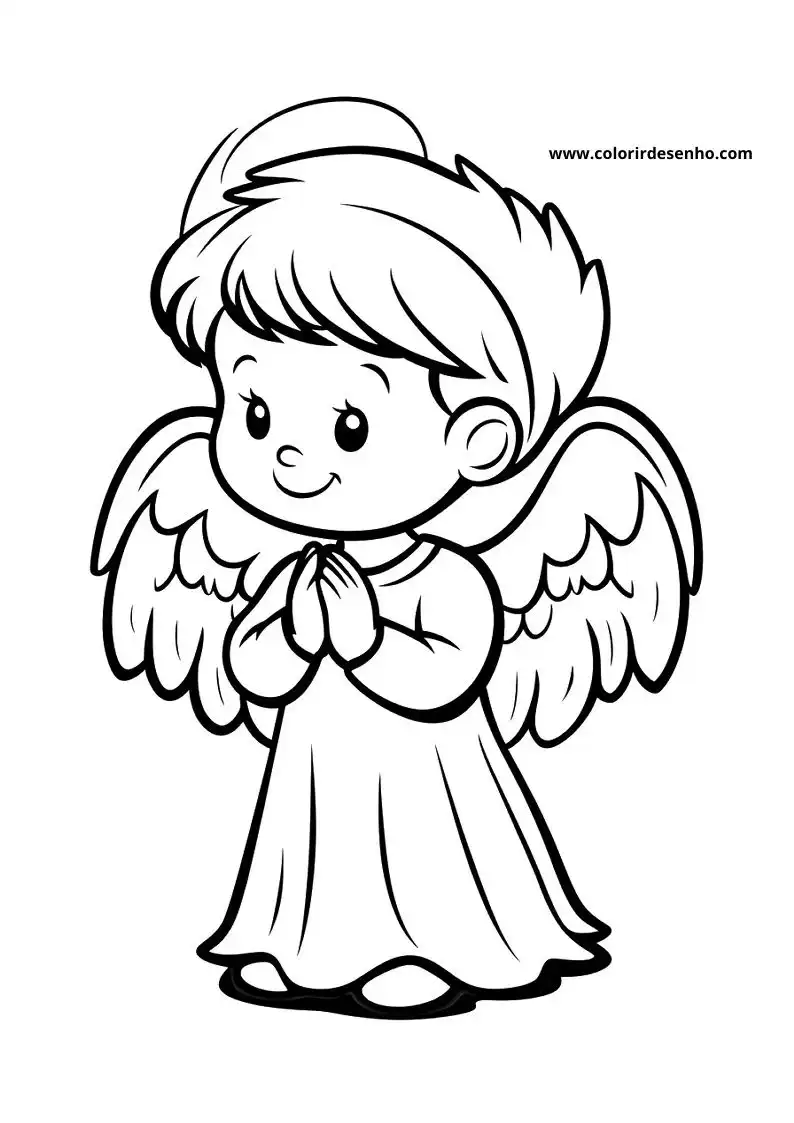 Angel Coloring Pages 77