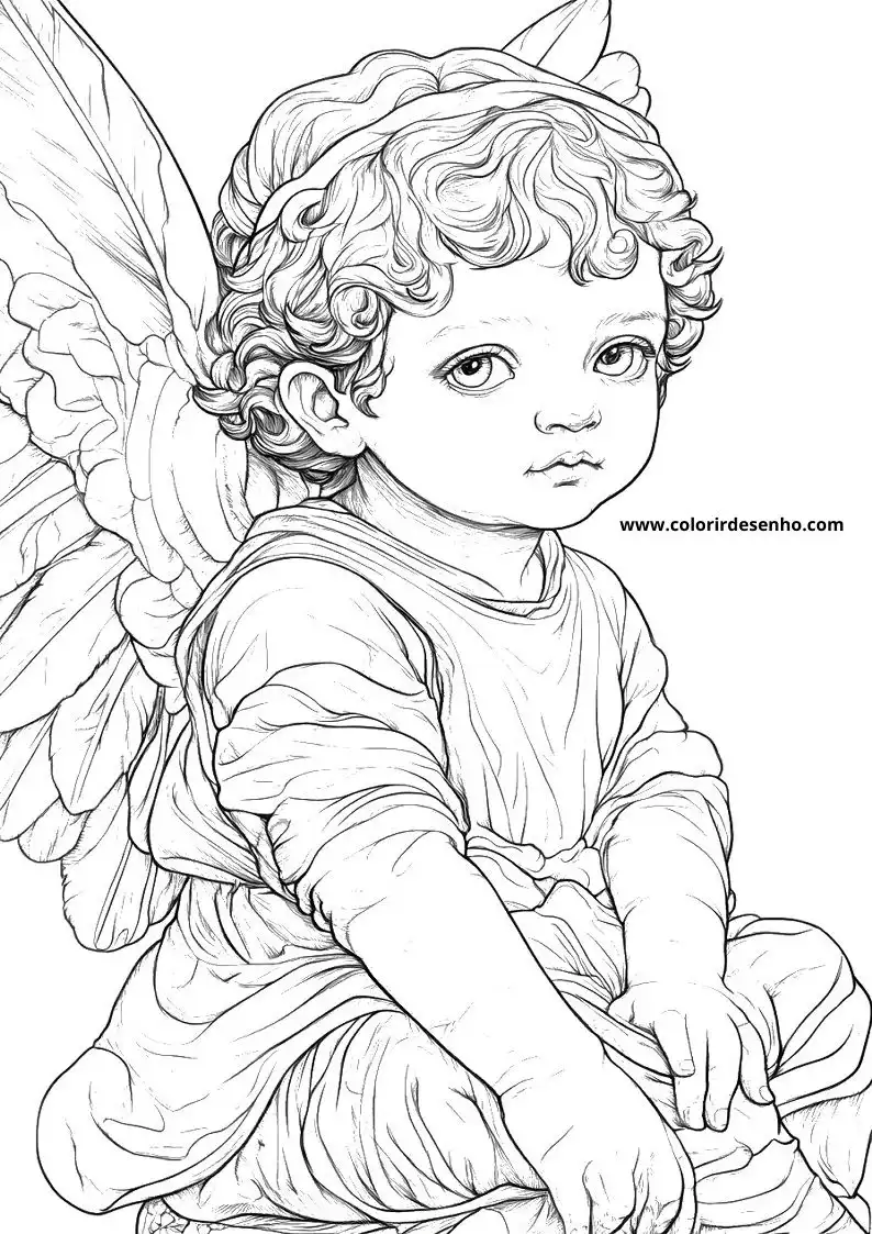 Angel Coloring Pages 78