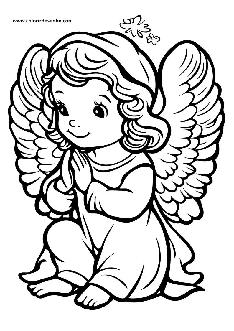 Angel Coloring Pages 80