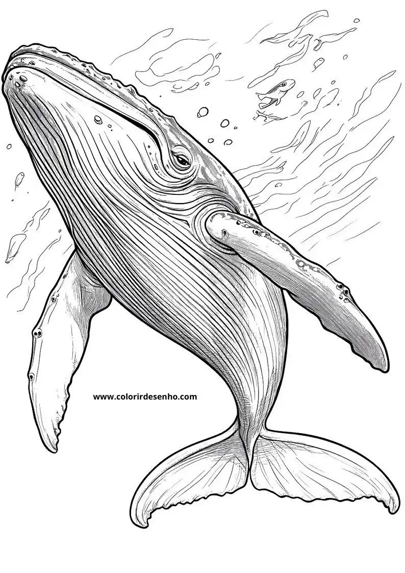 Whale Coloring Pages 40