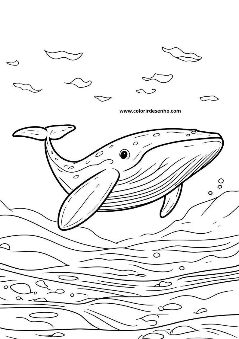 Whale Coloring Pages 41