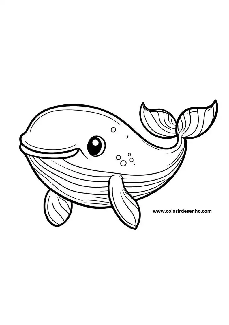 Whale Coloring Pages 43