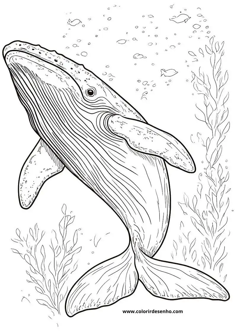 Whale Coloring Pages 51