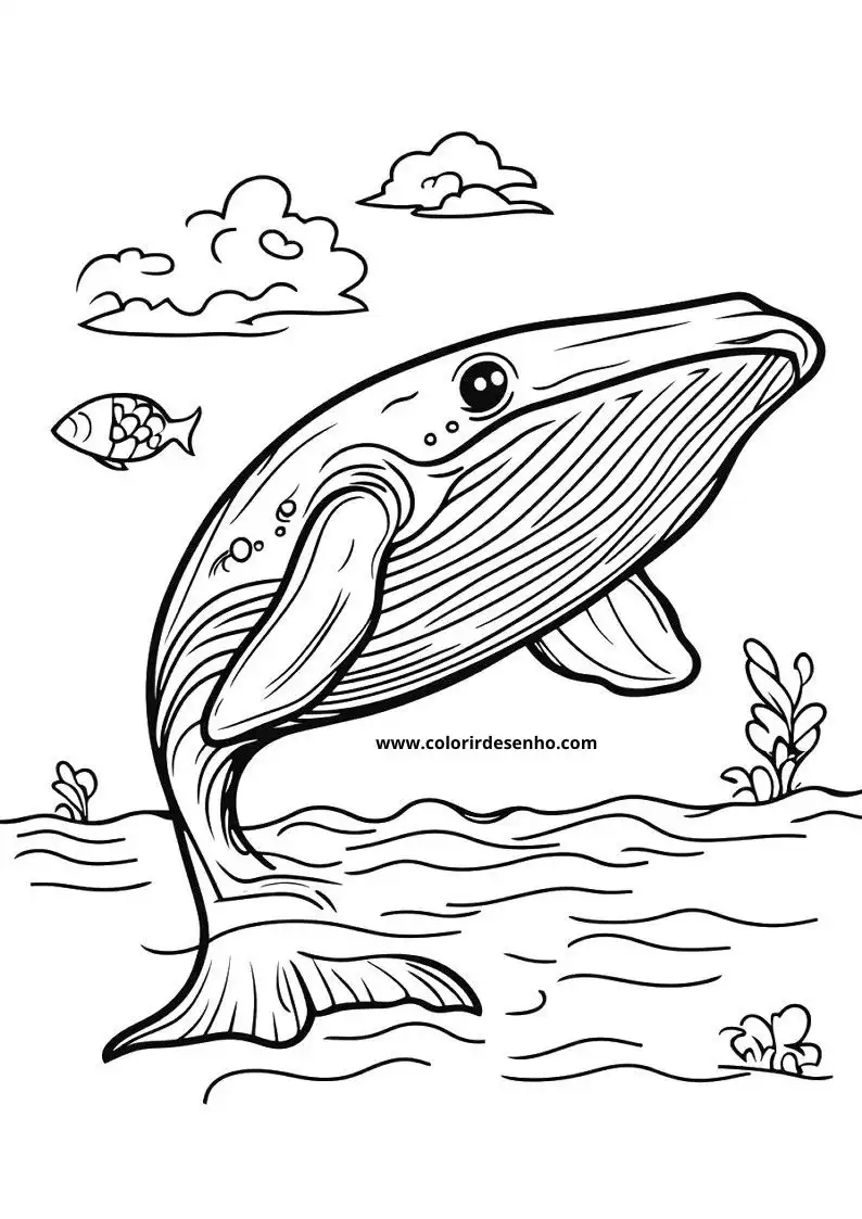 Whale Coloring Pages 59