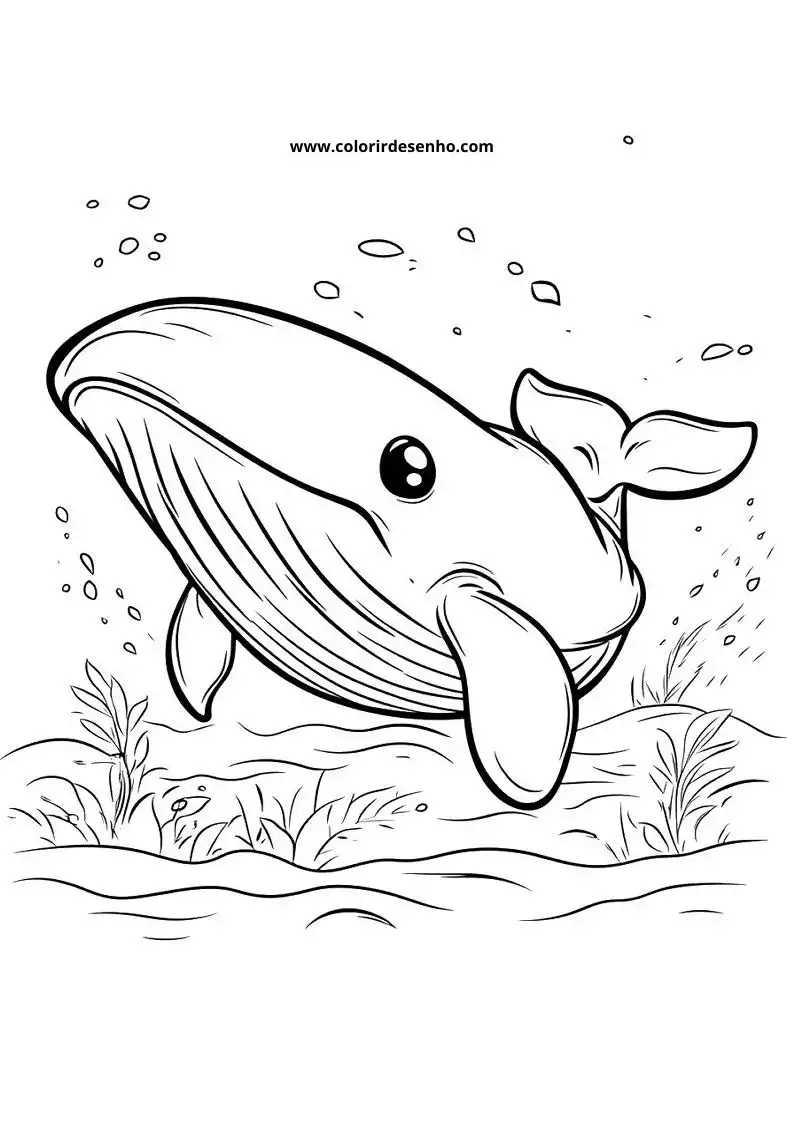 Whale Coloring Pages 64