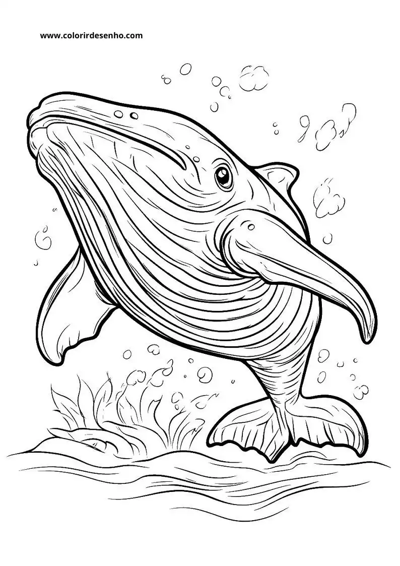 Whale Coloring Pages 69