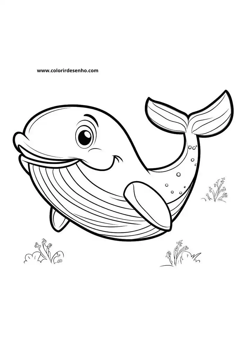 Whale Coloring Pages 70