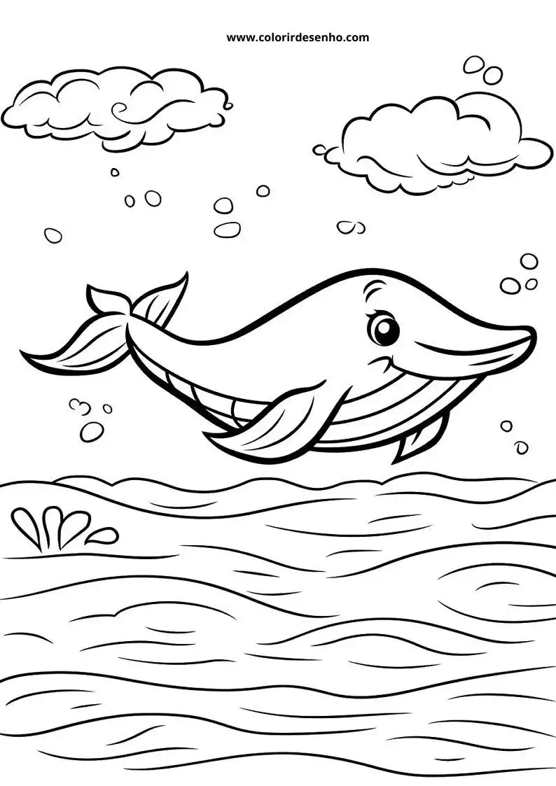 Whale Coloring Pages 72