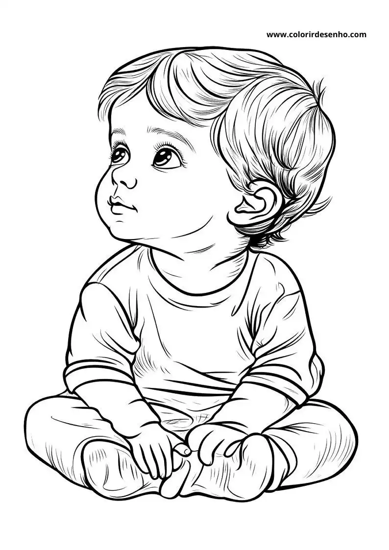 Baby Coloring Pages 107