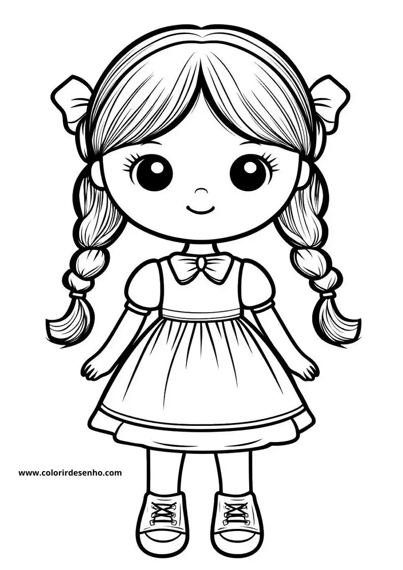 Doll Coloring Pages 100